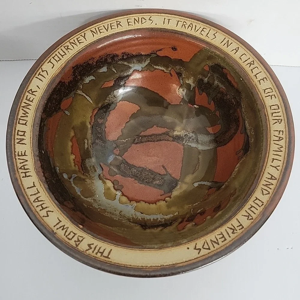 Studio Pottery Circle of Family and Friends Bowl Bryan Becker Uncommon Goods USA